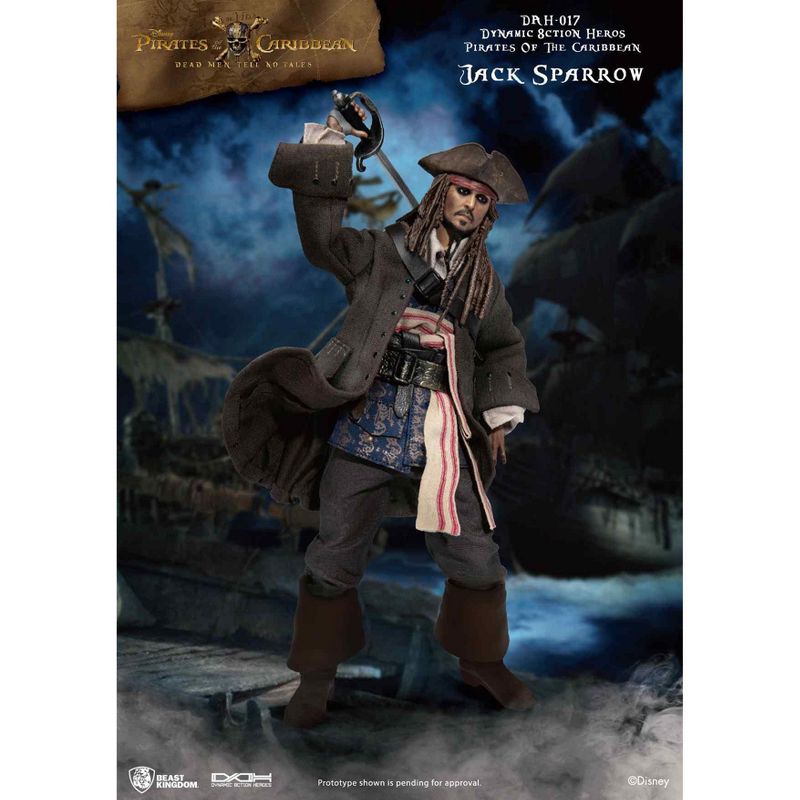 Disney Pirates of the Caribbean: Cap Jack Sparrow (Dynamic 8ction Hero), 4 of 8
