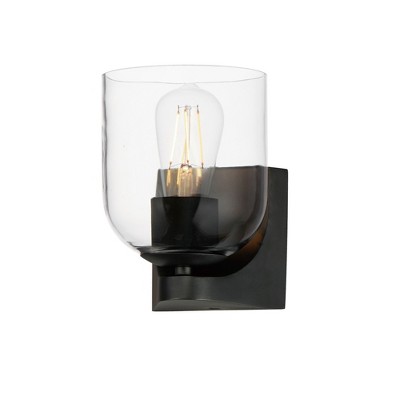Maxim Lighting Scoop 1 - Light Vanity in  Black