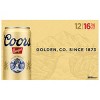 Coors Banquet Lager Beer - 12pk/16 fl oz Cans - 4 of 4
