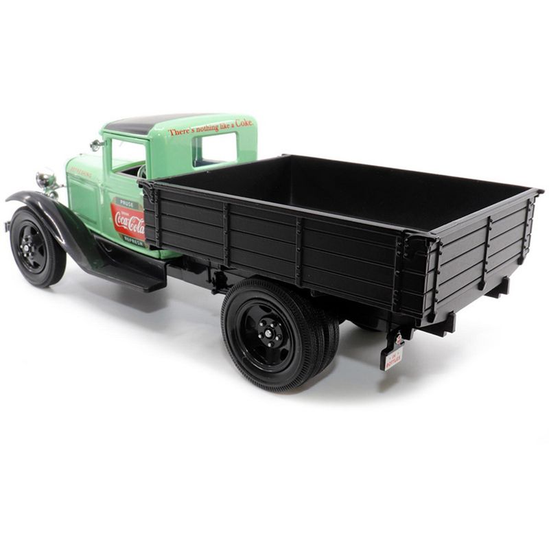 1931 Ford Model AA Truck Light Green and Black "Pause. Refresh. Drink Coca-Cola" 1/24 Diecast Model Car by Motor City Classics, 4 of 7