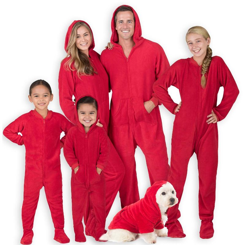 Footed Pajamas - Family Matching - Heatwave Hoodie Chenille Onesie For Boys, Girls, Men and Women | Unisex, 5 of 6
