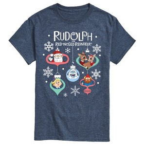 Men's - Rudolph - Rudolph Ornaments Short Sleeve Graphic T-Shirt - 1 of 4