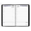 DayMinder Daily Appointment Book, 8 x 5, Black Cover, 12-Month (Jan to Dec): 2025 - 3 of 4