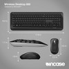 Incase Desktop 850 Wireless Keyboard & Mouse Combo Black PY9-00001 - 4 of 4