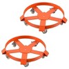 55 Gallon Heavy Duty Drum Dolly, 1250LBS Load Capacity Drum Cart, Non Tipping Hand Truck with Swivel Casters Wheel for Warehouse Drum Handling - 2 of 4