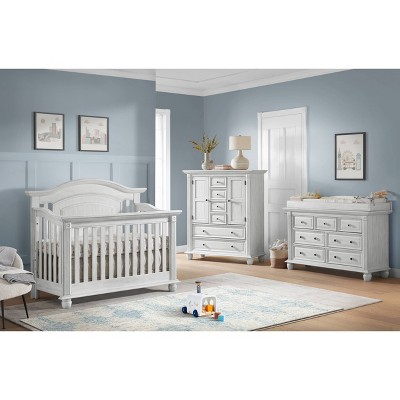 Oxford Baby London Lane 4 in 1 Convertible Crib