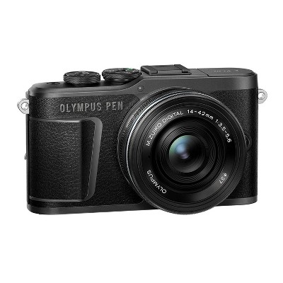Olympus PEN E-PL10 Mirrorless Digital Camera Body with 14-42mm Lens (Black)