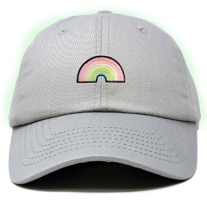 Dalix Robot Embroidered Glow in the Dark Retro Dad Hat Cotton Baseball Cap Adjustable Mens - 1 of 4