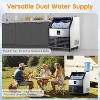 AMERLIFE Freestanding Commercial Ice Makers with Storage Capacity, Stainless Steel, Self-Cleaning, Ideal for Home, Bar & Restaurant Use - 4 of 4