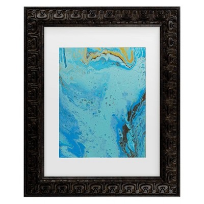 Trademark Fine Art Oliver Nolan Caribbean Blue II Matted Framed Art