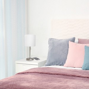 Creekwood Home Contemporary Bedside Table Lamps with USB Port - 1 of 4