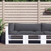 vidaXL Pallet Cushions 3 pcs Gray Fabric - 2 of 4