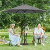Yaheetech 9FT Patio Umbrella Market Umbrella with Button Tilt and Crank - 2 of 4