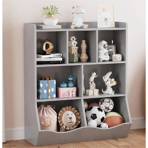 Three-Tier Kids Bookshelf and Bookcase, Toy Storage Cabinet for Storage Books and Toys - 1 of 4