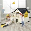 Infans Outdoor Play house and Slide Set for Kids w/ 7 PCS Toy Set & Waterproof Cover - 3 of 4