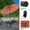 Nature Spring 10-ft Easy Crank Patio Umbrella with Auto Tilt - Vented Canopy for Deck, Balcony, Backyard, or Pool - 4 of 4