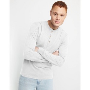 Hanes Originals Men's Long Sleeve Henley T-Shirt - 1 of 4