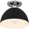 Quoizel Lighting Eason 1 - Light Semi-Flush Mount in  Earth Black - 3 of 4