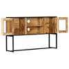 vidaXL TV Cabinet Varied Solid reclaimed wood, powder-coated steel - 3 of 4