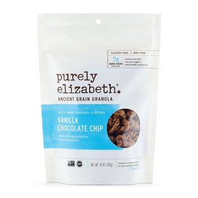 Purely Elizabeth Vanilla Choc Chip Ancient Grain Granola - 10oz