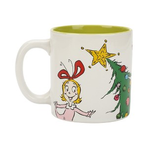 Grinch 16 Oz. Ceramic Mug With Wrap-Around Graphic - 1 of 4