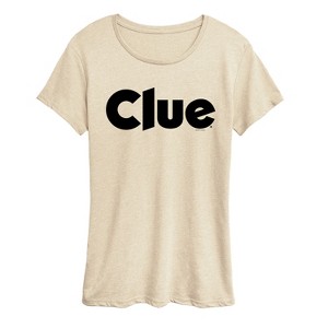 Women's - Clue - Clue Logo Short Sleeve Graphic T-Shirt - 1 of 4
