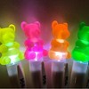 Scented Gummy Bear Highlighters with Lights (4 Pack) - Fun Scents, Light-Up Toppers, Matching Colors - image 4 of 4