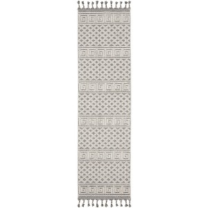 Nourison Elwood Greek Key Textured Indoor Tassel Fringe Rug - 1 of 4