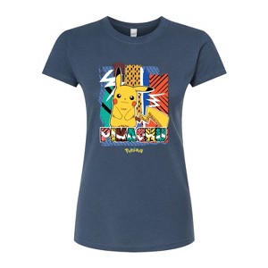 Women's - Pokémon - Pikachu Summer Fitted Graphic T-Shirt - 1 of 3