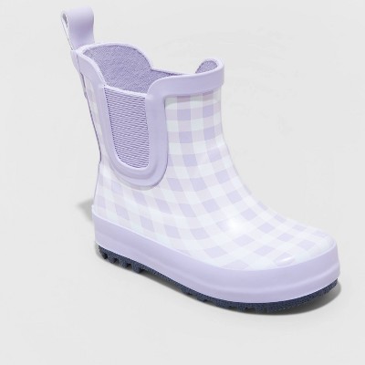 Toddler Girls' Chelsea Rain Boots - Cat & Jack™ Purple
