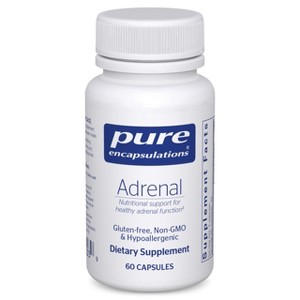 Pure Encapsulations Adrenal - Supplement to Support Healthy Cortisol Levels, Fatigue, Stress Moderation, and Adrenal Gland Function* - 60 Capsules - 1 of 4