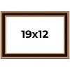 PosterPalooza | Weathered Gold Picture Frame - UV Acrylic, Backing Board, Hanging Hardware Included - 2 of 4