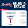 MLB Atlanta Braves 2025 Box Calendar - 3 of 4