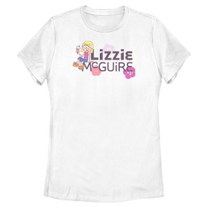 Womens Lizzie McGuire Ice Cream Logo T Shirt - 1 of 4