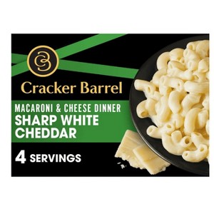 Cracker Barrel Sharp White Cheddar Mac N Cheese Macaroni and Cheese Dinner, 14 oz Box (Pack of 2) - 1 of 1