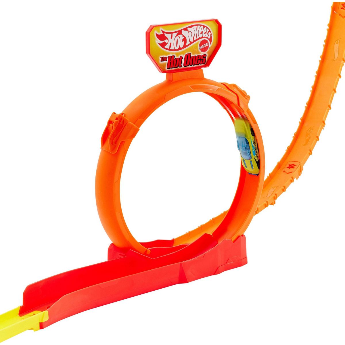 Hot Wheels Action Hot Ones Gravity Drop Toy Vehicle Track - 20pk