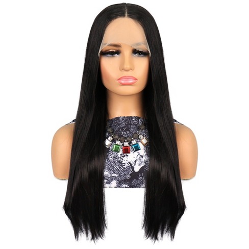 Synthetic lace front wig heat sale