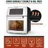 ZACHVO 10-in-1 Air Fryer Oven, 1500W, 16QT, Stainless Steel, LED Touchscreen, Convection - 4 of 4