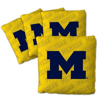 NCAA Michigan Wolverines 4pk Yellow Toss Game Set