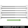 mDesign Metal 3 Tier Adjustable/Expandable Shoe and Boot Rack - image 4 of 4
