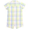 RuggedButts Baby Toddler Boys Short Sleeve Button-Up Romper - 2 of 4