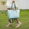 MKF Collection Layla Solid Tote Bag Convertible Backpack by Mia k - 3 of 4