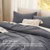 Bedsure Comforter Set – Soft & Warm Imitation Washed Cotton Bedding for All Seasons - 3 of 4