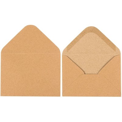 100-Pack Brown Kraft Paper A1 Envelopes for Invitations and Greeting Cards