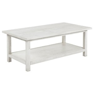 Coaster,Payne Wood Coffee Table with Shelf - 1 of 4