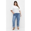 Women's Plus Size Chrissie Top - ivory | CITY CHIC - 3 of 4