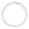 Pompeii3 1/2Ct Lab Created Diamond Stackable Anniversary Wedding Ring 14k White Gold - 3 of 4