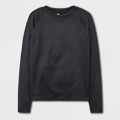 black thermal shirt