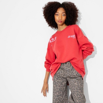 Women's Oversized Pullover Sweatshirt - Wild Fable™