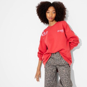 Women's Oversized Pullover Sweatshirt - Wild Fable™ - 1 of 4